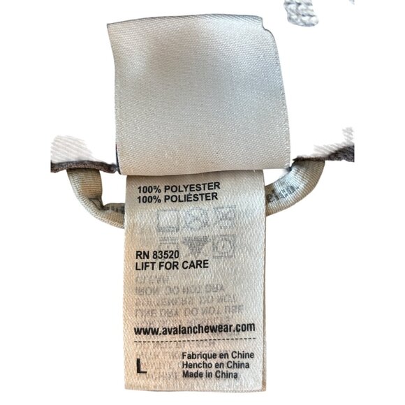 Avalanche Men's Fleece Size Large Gray Heathered Full Zip Pockets Adjustable Bot - Picture 10 of 10